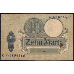 Allemagne - Pick 9b - 10 mark - 06/10/1906 - Série G - Etat : TB