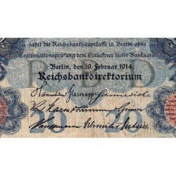 Allemagne - Pick 46b - 20 mark - 19/02/1914 - Lettre Y - Série O - Etat : TB+