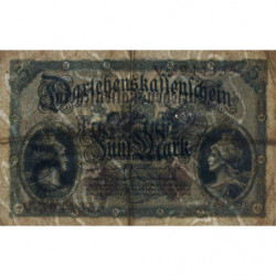 Allemagne - Pick 47b - 5 mark - 05/08/1914 - Série V - Etat : TB+
