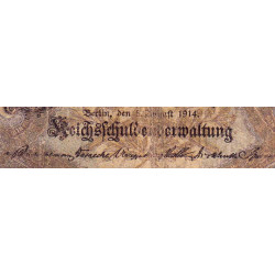 Allemagne - Pick 48b - 20 mark - 05/08/1914 - Série H - Etat : TB-