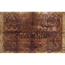 Allemagne - Pick 48b - 20 mark - 05/08/1914 - Série H - Etat : TB-