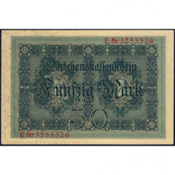 Allemagne - Pick 49b - 50 mark - 05/08/1914 - Série E - Etat : SUP+