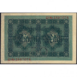 Allemagne - Pick 49b - 50 mark - 05/08/1914 - Série U - Etat : SUP