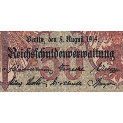 Allemagne - Pick 49b - 50 mark - 05/08/1914 - Série X - Etat : TTB+