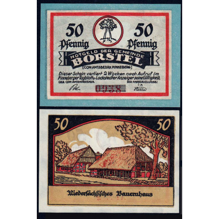 Allemagne - Notgeld - Borstel - 50 pfennig - 1920 - Etat : pr.NEUF