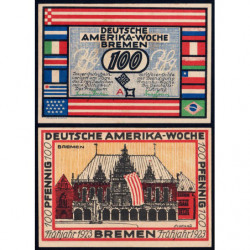 Allemagne - Notgeld - Bremen - 100 pfennig - Série A - 1923 - Etat : SPL