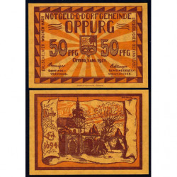 Allemagne - Notgeld - Oppurg - 50 pfennig - 01/08/1921 - Etat : SPL