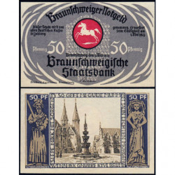 Allemagne - Notgeld - Braunschweig - 50 pfennig - Série 2 - Type h - 01/05/1921 - Etat : NEUF