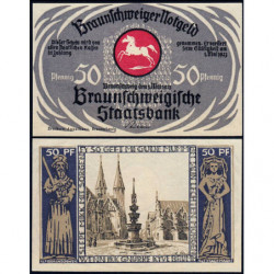 Allemagne - Notgeld - Braunschweig - 50 pfennig - Série 2 - Réf. h - 01/05/1921 - Etat : NEUF