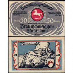 Allemagne - Notgeld - Braunschweig - 50 pfennig - Série 4 - Type h - 01/05/1921 - Etat : SUP+
