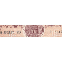 Chateauroux - Pirot 46-9 - 2 francs - Série I - 08/07/1915 - Etat : SUP+