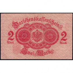 Allemagne - Pick 54 - 2 mark - 12/08/1914 (1917) - Etat : TTB