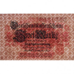 Allemagne - Pick 54 - 2 mark - 12/08/1914 (1917) - Etat : NEUF