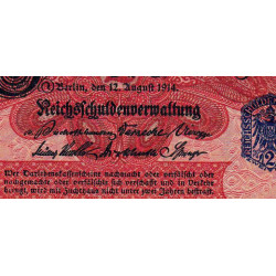 Allemagne - Pick 55 - 2 mark - 12/08/1914 (1920) - Etat : NEUF