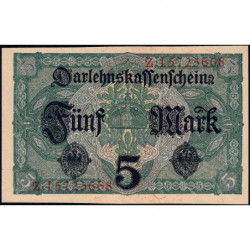 Allemagne - Pick 56b - 5 mark - 01/08/1917 - Série Z - Etat : NEUF