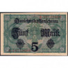 Allemagne - Pick 56b - 5 mark - 01/08/1917 - Série Z - Etat : NEUF