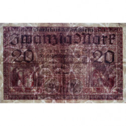 Allemagne - Pick 57 - 20 mark - 20/02/1918 - Série G - Etat : TB+