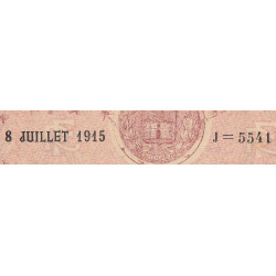 Chateauroux - Pirot 46-13 - 2 francs - Série J - 08/07/1915 - Etat : SUP