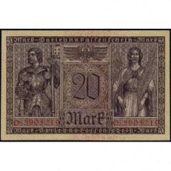 Allemagne - Pick 57 - 20 mark - 20/02/1918 - Série O - Etat : NEUF