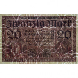 Allemagne - Pick 57 - 20 mark - 20/02/1918 - Série O - Etat : NEUF