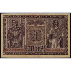 Allemagne - Pick 57 - 20 mark - 20/02/1918 - Série W - Etat : SUP