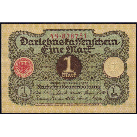 Allemagne - Pick 58 - 1 mark - 01/03/1920 - Etat : NEUF