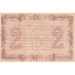 Chateauroux - Pirot 46-13 - 2 francs - Série L - 08/07/1915 - Etat : SUP