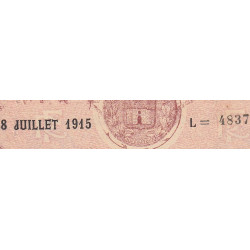 Chateauroux - Pirot 46-13 - 2 francs - Série L - 08/07/1915 - Etat : SUP