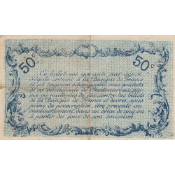 Chateauroux - Pirot 46-14 - 50 centimes - Série H - 06/01/1916 - Etat : TTB