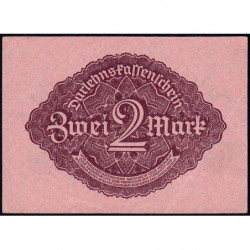 Allemagne - Pick 62 - 2 mark - 15/09/1922 - Etat : SUP