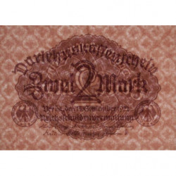 Allemagne - Pick 62 - 2 mark - 15/09/1922 - Etat : SUP
