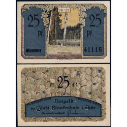 Allemagne - Notgeld - Blankenhain - 25 pfennig - 1921 - Etat : NEUF