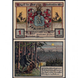 Allemagne - Notgeld - Blankenhain - 1 mark - 1921 - Etat : SPL
