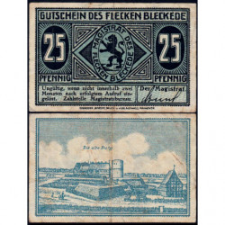 Allemagne - Notgeld - Bleckede - 25 pfennig - 1920 - Etat : TB+