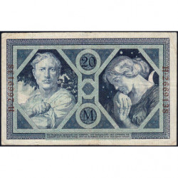 Allemagne - Pick 63 - 20 mark - 04/11/1915 - Lettre O - Série H - Etat : TTB-