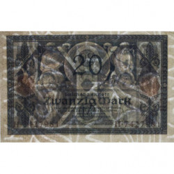 Allemagne - Pick 63 - 20 mark - 04/11/1915 - Lettre O - Série H - Etat : SUP+