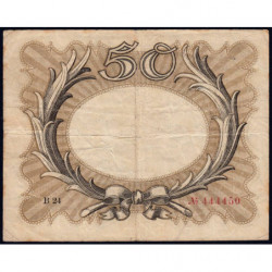 Allemagne - Pick 65_1 - 50 mark - 30/11/1918 - Série B - Etat : TB