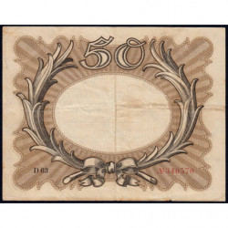 Allemagne - Pick 65_1 - 50 mark - 30/11/1918 - Série D - Etat : TTB