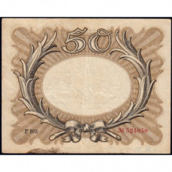 Allemagne - Pick 65_1 - 50 mark - 30/11/1918 - Série F - Etat : TB+