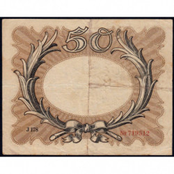 Allemagne - Pick 65_3 - 50 mark - 30/11/1918 - Série J - Etat : TB