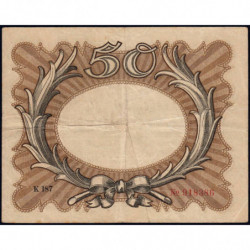 Allemagne - Pick 65_3 - 50 mark - 30/11/1918 - Série K - Etat : TB+