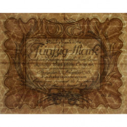 Allemagne - Pick 65_3 - 50 mark - 30/11/1918 - Série K - Etat : TTB