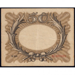 Allemagne - Pick 65_4 - 50 mark - 30/11/1918 - Série H - Etat : TTB