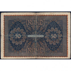 Allemagne - Pick 66_1 - 50 mark - 24/06/1919 - Série a - Etat : TB-