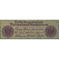 Allemagne - Pick 66_1 - 50 mark - 24/06/1919 - Série a - Etat : SUP