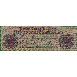 Allemagne - Pick 66_1 - 50 mark - 24/06/1919 - Série a - Etat : TTB