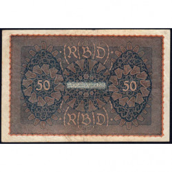 Allemagne - Pick 66_1 - 50 mark - 24/06/1919 - Série a - Etat : TB