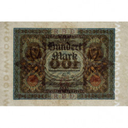 Allemagne - Pick 69a - 100 mark - 01/11/1920 - Lettre G - Série T - Etat : pr.NEUF