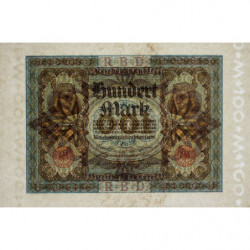 Allemagne - Pick 69a - 100 mark - 01/11/1920 - Lettre G - Série U - Etat : pr.NEUF