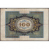 Allemagne - Pick 69a - 100 mark - 01/11/1920 - Lettre G - Série U - Etat : TB